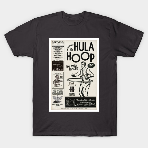 The Hudsucker Proxy alternative movie poster - Coen Brothers T-Shirt by chrisayerscreative